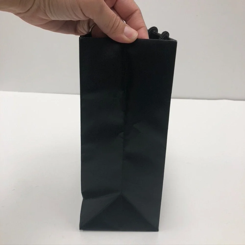 Barneys New York Authentic Black Gift Shopping Paper Bag 8x9.5x4